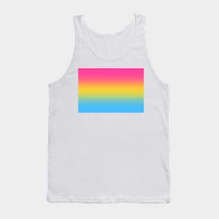 Pansexual Pride Flag Gradient Tank Top